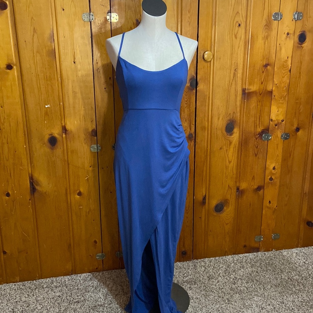 Blue maxi dress